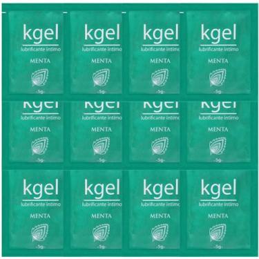 Imagem de Lubrificante Íntimo Kgel Menta 5g c/12 base água Discreto