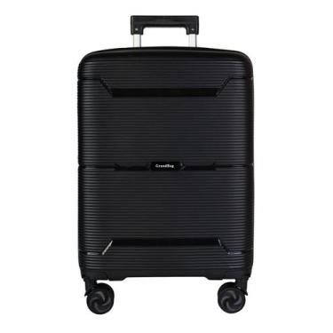 Imagem de Mala de bordo viagem polipropileno 20" Orlando - - Enluaze, Preto