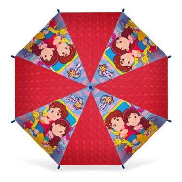 Imagem de Guarda-Chuva Infantil C/ Apito Maria Clara e JP - Semax, Vermelho