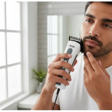 Imagem de Maquina Corta Barba Cabelo Peito Pelos Pézinho Maquininha - nova