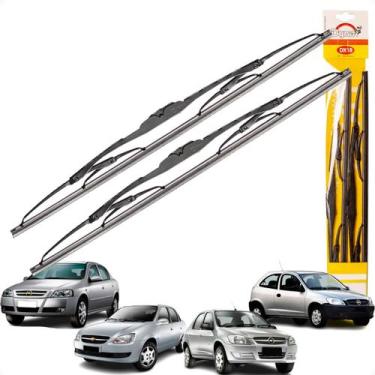 Imagem de Par Palhetas Limpador Parabrisa Astra Celta Corsa Prisma - DYNA, Palhe