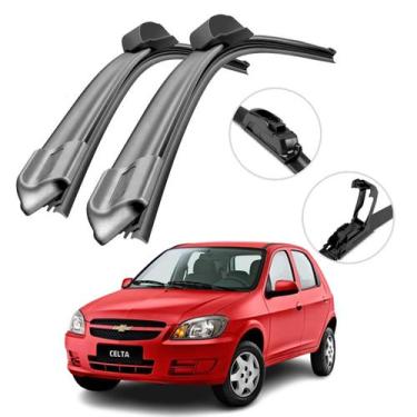 Imagem de Kit Palheta Limpador de Parabrisa Celta Dianteiro Chevrolet GM - Tiger