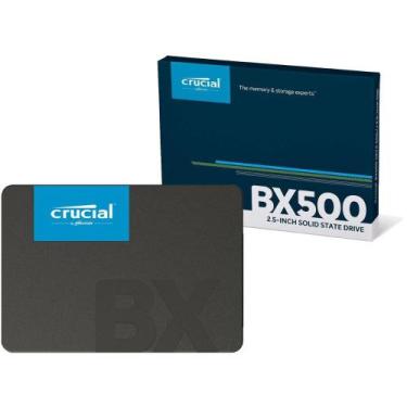 Imagem de SSD BX500 Crucial 240GB 2,5" SATA III 6Gb/s, 3D NAND, Leitura 540MB/s 