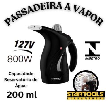 Imagem de Passadeira de Roupas a Vapor Com Escova Compacto Portátil 127V 800W De