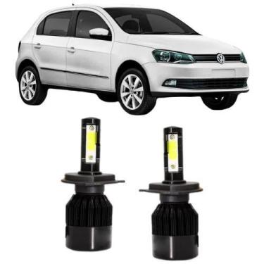Imagem de Super branca led volks gol g6 foco simples 6000k 2d 12/24v - TIGER SHO
