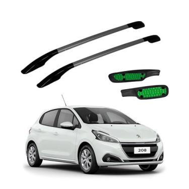 Imagem de Rack Teto Peugeot 208 2013 2014 2015 2016 a 2020 Grafite - VF