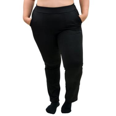Imagem de Calça Feminina Plus Size Peluciada com Bolsos Dicors-Feminino