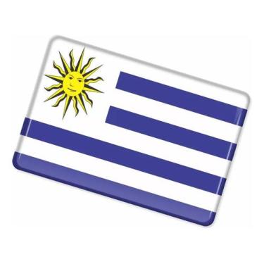 Imagem de Adesivo Alto Relevo Bandeira do Uruguai Compatível Caminhão - SPTS