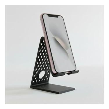 Imagem de Suporte Para Celular De Mesa Com Passagem De Cabo Carregador - NEXT3D,