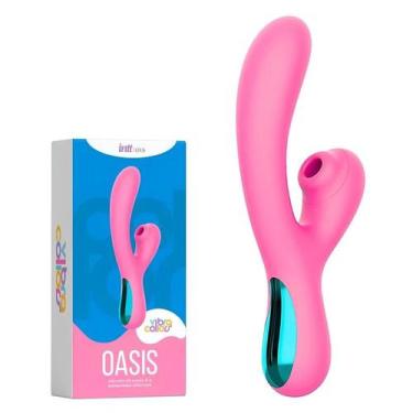 Imagem de Sugador de Ponto G Oasis Vibrador com de Clitóris Linha Vibra Collors 