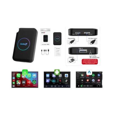 Imagem de Kit De Carro Android AI Sem Fio Com CarPlay, Android Auto, HDMI, Netfl