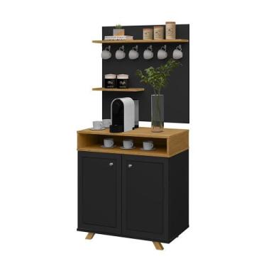 Imagem de Armário Cantinho Café Star Organizador Cozinha Decoração Sala Pratelei