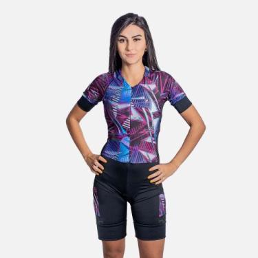 Imagem de Macaquinho Ciclismo Poker Harpy Feminino, G