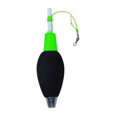 Imagem de Boia Torpedo Bombinha CL Pesca 22g 90% EVA Alta Sensibilidade, Verde