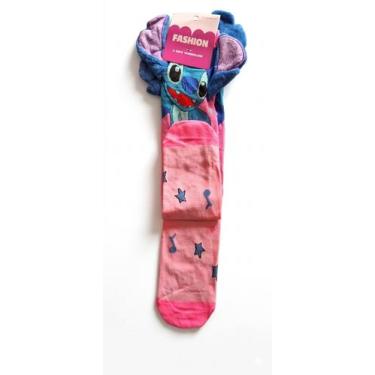 Imagem de Meia Divertida Maluca 3d Infantil personagem - Joiawa, Pink