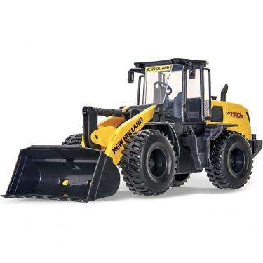 Imagem de Trator Pa Carregadeira New Holland Multicolor 579 Brinquedo com Partes Articulaveis e Pneus Emborrachados Usual