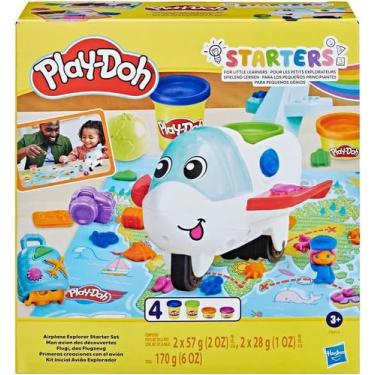 Imagem de Play-Doh Starters Kit Inicial Avião Explorador Hasbro F8804