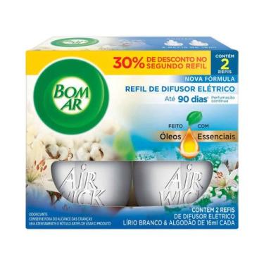 Imagem de Refil Difusor Elétrico Lírio Branco E Algodão Air Wick 16ml - Bom Ar