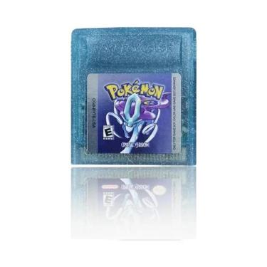 Imagem de Cartucho De Console De Videogame Pokemon 16 Bits GBC, Cartão De Jogo A