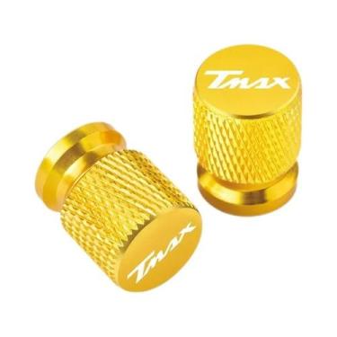 Imagem de Tampas De Válvula De Pneu Em Alumínio CNC Para Motocicletas YAMAHA TMA
