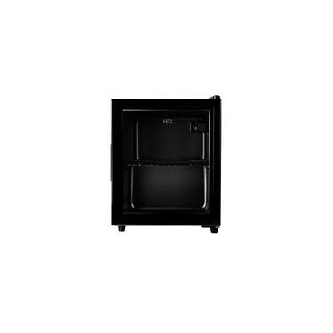 Imagem de Frigobar Expositor HQ 50L Porta de Vidro Duplo Full Black com Luz Interna e Termostato HQ-50FBPV