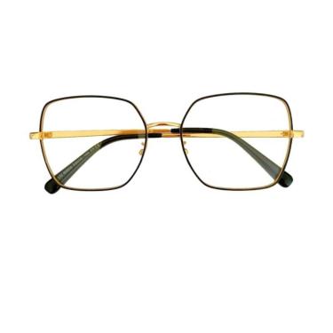 Imagem de Armação Óculos de Grau Feminina Retangular Pipa-Feminino