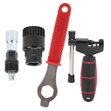 Imagem de Asixxsix Conjunto de ferramentas de reparo de bicicletas, conjunto de ferramentas profissionais de reparo de bicicletas, estável e durável, confortável de operar, leve para bicicletas e montanha