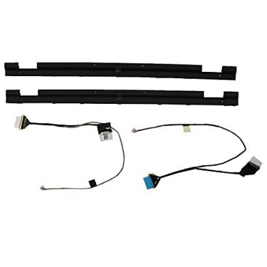 Imagem de Conjunto de tampa de dobradiça tampa de moldura LCD para notebook lcd para lenovo yoga 2 11 yoga2-11 5b30g18651 com cabo lcd dc02004p00
