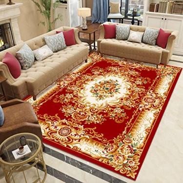 Imagem de Tapetes multicoloridos – Tapetes de área modernos com padrões abstratos tapete médio de área de pilha 50,8 x 81,2 cm