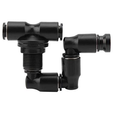 Imagem de Pssopp Reptiles Sprinkler de névoa de neblina com réptil ajustável, de névoa de super neblina, de resfriamento de animais de estimação preto para tanque de floresta tropical