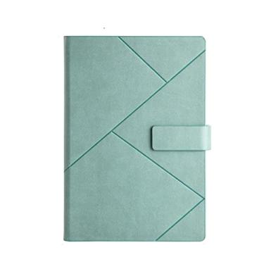 Imagem de Caderno de Negócios A5 Diários de Couro PU Multicolor Ímã Fivela Agenda Planners Livro de Orçamento Escritório Material Escolar Papelaria, E, 2 peças