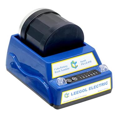 Imagem de Leegol Electric Copo de rocha de 450 g – Polidor de rocha rotativa com temporizador de 7 dias