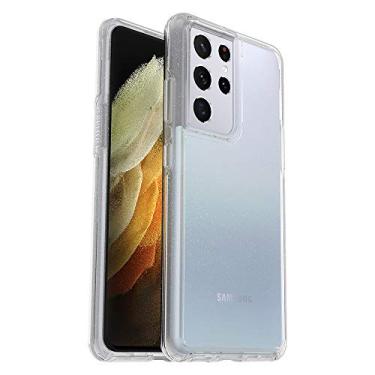 Imagem de OtterBox Capa SYMMETRY Clear Series para Galaxy S21 Ultra 5G - STARDUST (Silver Flake/Transparente)