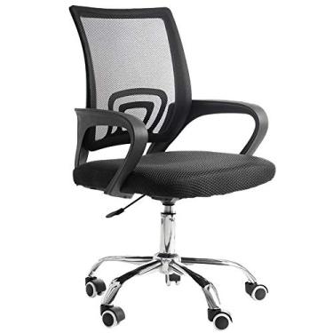 Imagem de Cadeira de Escritório Giratória Diretor Executive Três Comfort Preta