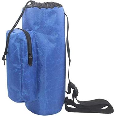 Imagem de Suporte Para Mochila De Oxigênio Portátil Para Tanque De Oxigênio, Garrafa De Cilindros, Com Alça De Ombro Ajustável Para Uso Médico, Doméstico, Ao Ar Livre, Viagens,Azul,S,YUYANAIAI