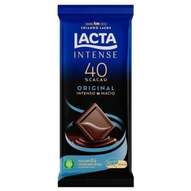 Imagem de Chocolate Lacta Intense 40% Cacau Original 85G Embalagem Com 17 Unidad