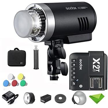 Imagem de GODOX AD300 Pro 300W TTL Outdoor Flash com Godox X2T-F Trigger 2.4G 1/8000s HSS 2600mAh 0.01-1.5s Tempo de Reciclagem Modelagem LED Compatível para Câmeras Canon Sony Fuji Olympus etc