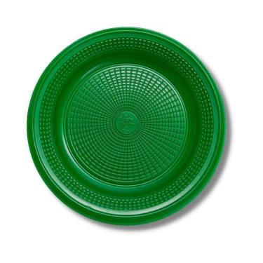 Imagem de Prato Raso Descartável 15Cm Churrasco Sobremesa C/ 10 Unidades Varias Cores