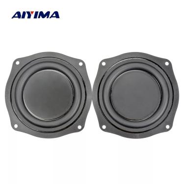 Imagem de Aiyima 4 Polegada bass speaker diafragma membrana de vibração do radiador placa subwoofer