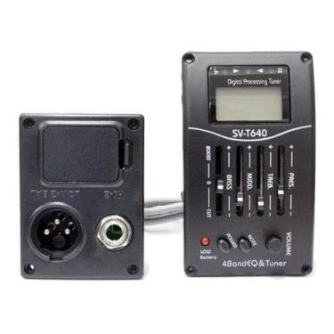 Imagem de Equalizador Pre Andaluz Svt-640 Ativo P/Violao Com Afinador