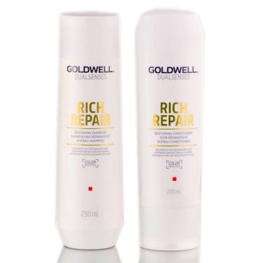 Imagem de Conjunto de shampoo e condicionador Goldwell s Rich Repair