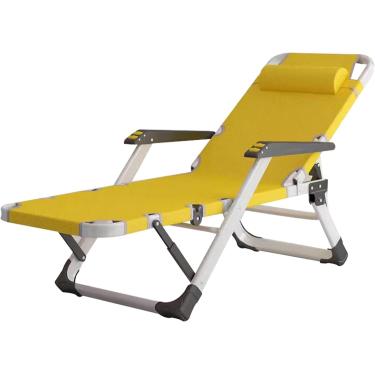 Imagem de Cadeiras reclináveis ​​de jardim, poltrona reclinável dobrável com apoio de cabeça, cadeira Zero Gravit, encosto ajustável de 5 velocidades, espreguiçadeiras de jardim ao ar livre, 3