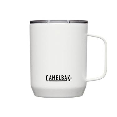 Imagem de Caneca térmica CamelBak Horizon, aço inoxidável, tampa Tri-Mode, 350 ml, branca