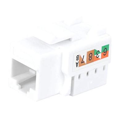 Imagem de RJ 45 Keystone Jack 3pcs Módulo de Rede de Porta única Módulo de Informações de Cabo de Rede para Fiação Integrada de Engenharia de Rede