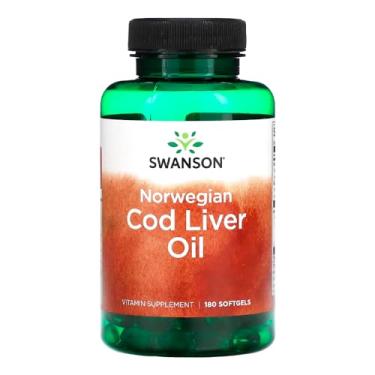 Imagem de Óleo Fígado Bacalhau 350mg Swanson 180 Sgels Importado