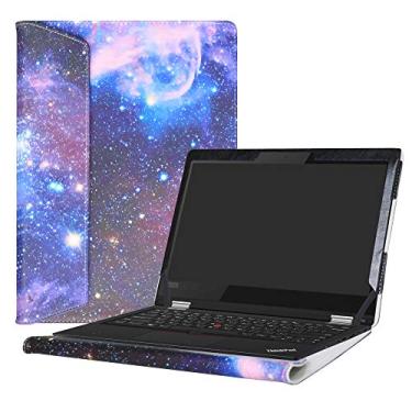 Imagem de Alapmk Capa protetora para Lenovo ThinkPad L380 Yoga/L390 Yoga/ThinkPad L380 L390 e ThinkPad 13 Chromebook/ThinkPad 13 13,3 polegadas Laptop, Galaxy