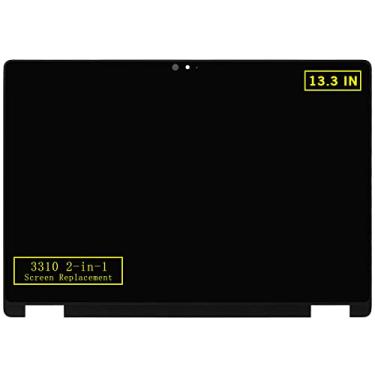 Imagem de GBOLE Tela de substituição de tela de 13,3 polegadas para Dell Latitude 3310 2 em 1 P95G P95G002 TG1WM 135WG RN9GF FHD 1920x1080 IPS LCD Display Touch Screen Digitalizador com moldura