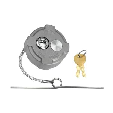 Imagem de Tampa de combustível com trava de 6,3 cm, acessórios de tanque de combustível de bloqueio para Ford 650 750 para caminhão MD internacional para caminhão baú Hino 268 substitui FTA-C02, FTA-N-04,