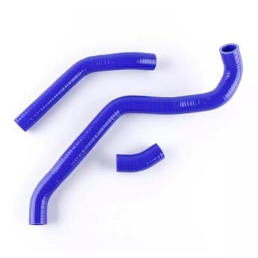 Imagem de JOIUYOLJ MANGUEIRAS DE RADIADOR DE SILICONE PARA YA MA HA XT 660 R/XT 660 X 2004-2015 (AZUL)