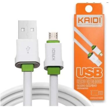 Imagem de Cabo Carregador Micro Usb V8 Kaidi Kd-305 1m - Kaid V8 